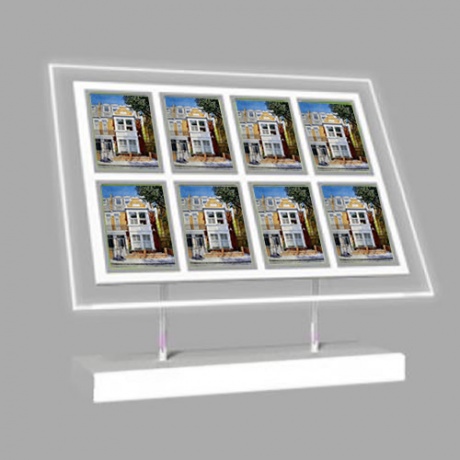 8 x A4P Freestanding Light Panel - With Bevel